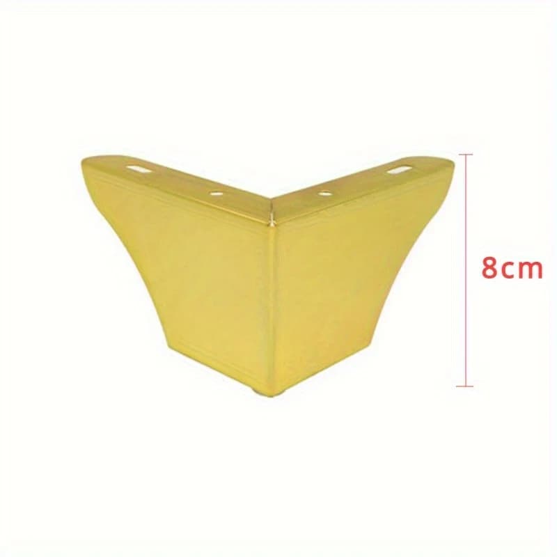 4 pièces Pack pieds de meubles pieds de meubles minimalistes pieds de canapé en métal remplacement c