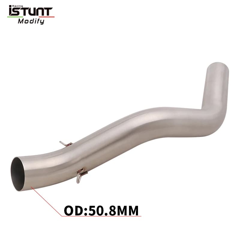 Sans lacet pour TRIUMPH Tiger 800 XR XRX XRT XC XCA XCX systèmes d'échappement de moto modifié 51mm 