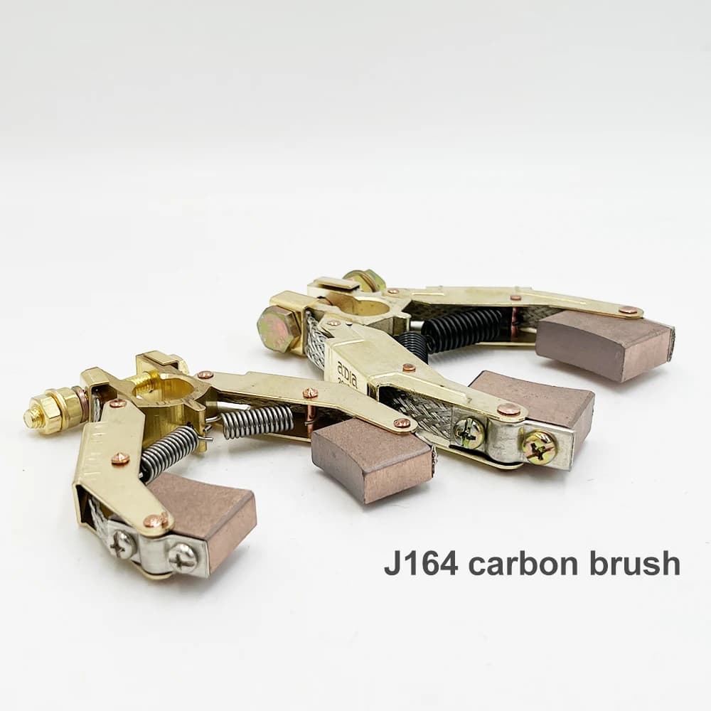Porte-balais en carbone 12.5x32 10x25 6.5x20 64A 100A pour moteur à bague collectrice J164, assembla