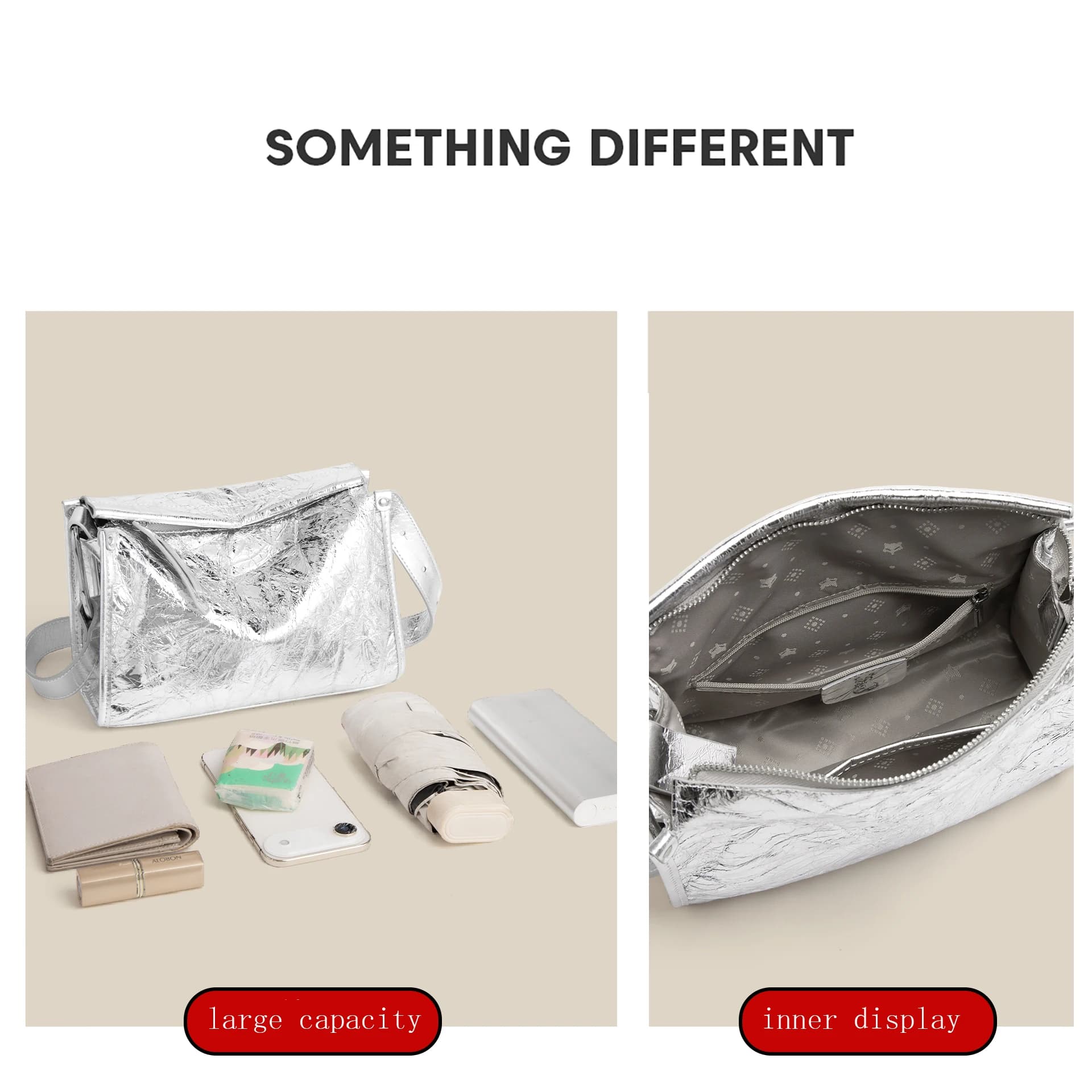 FOXER 2026 Nouvelle Collection Été Sac à Bandoulière Femme en Cuir Véritable Tendance Sac Croisé de 