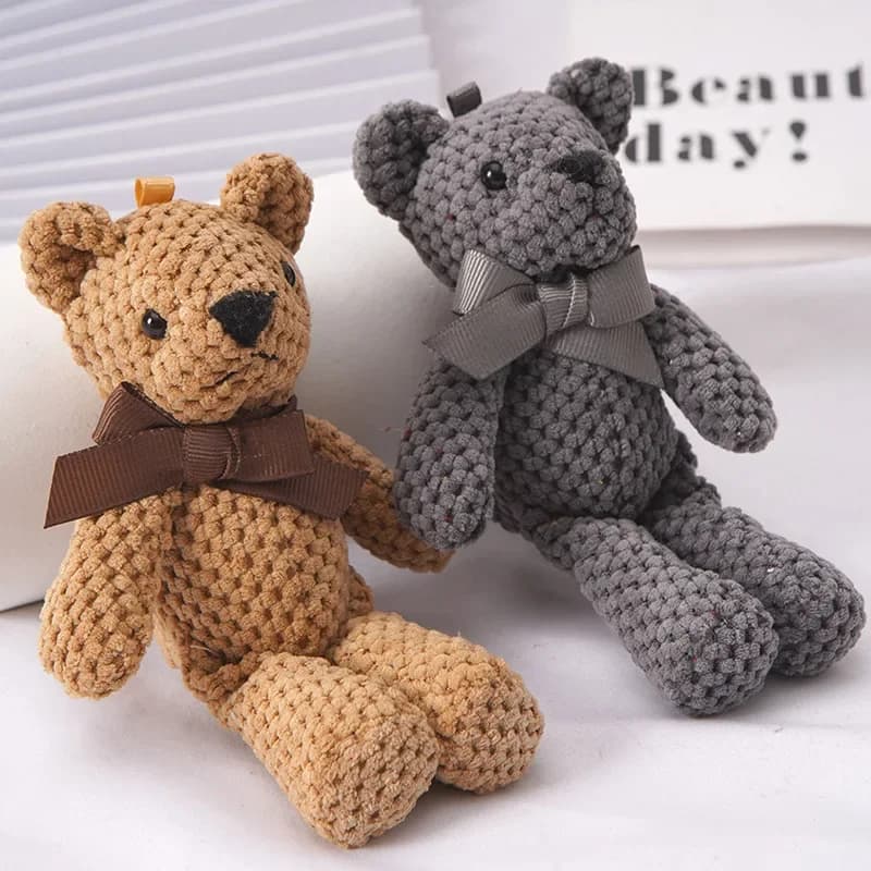 Ours en peluche ananas doux de 16cm, Mini ours en peluche, poupées, petit cadeau pour fête de mariag