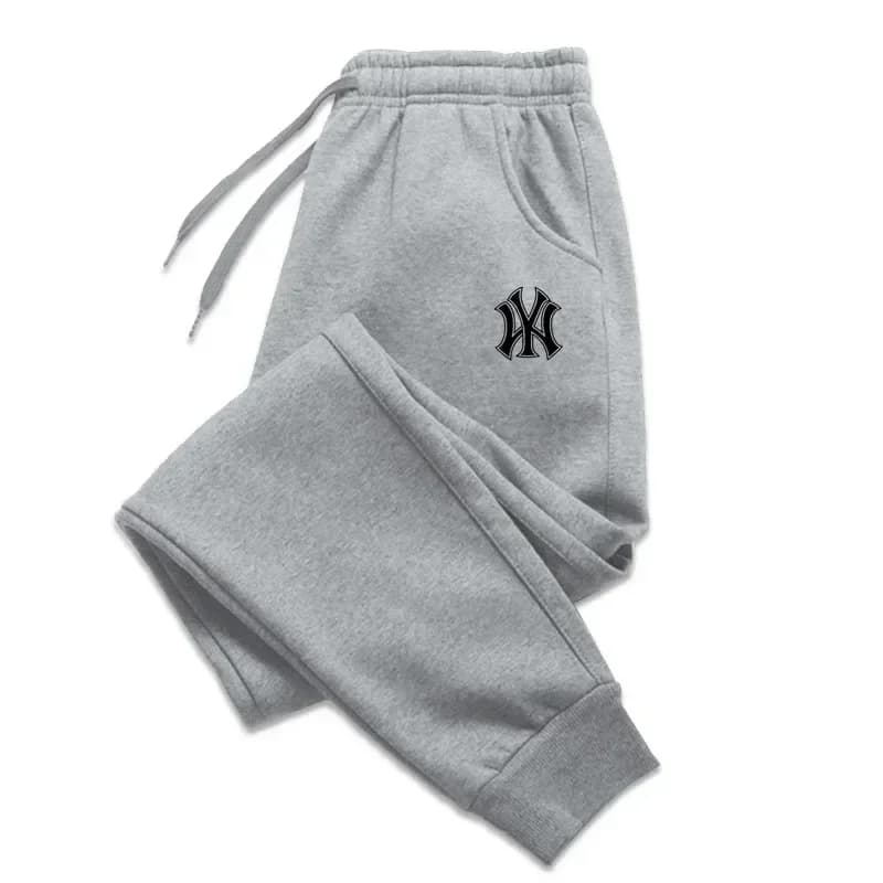 Viser de survêtement de jogging en coton pour hommes, pantalons respirants sportifs, pantalons de co
