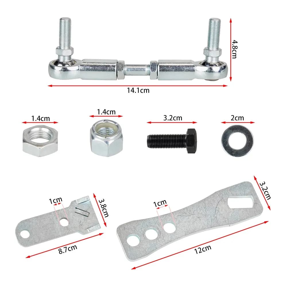 Kit de tringlerie de boîte de transfert d'acier inoxydable concurrentiel avec le Jeep Cherokee XJ Co