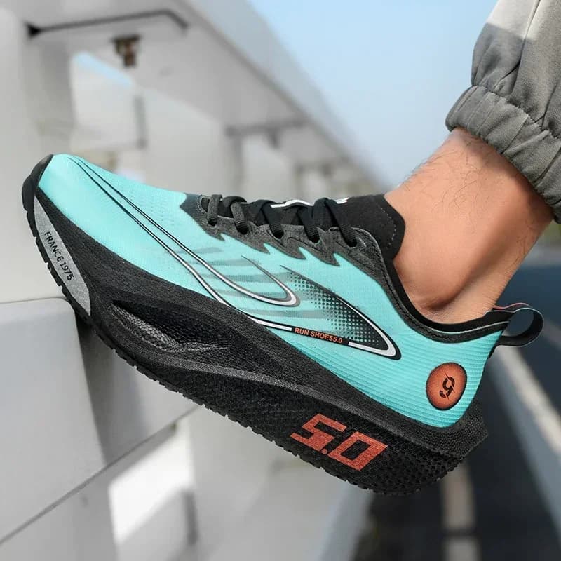 Chaussures de course unisexes avec plaque entièrement en carbone, baskets de course professionnelles