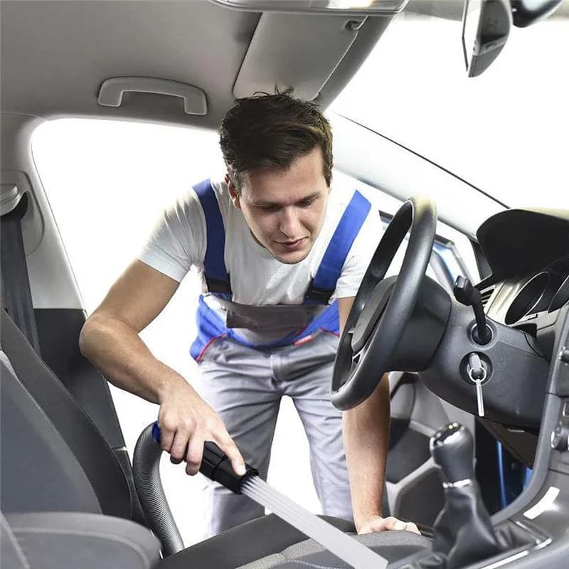 Brosse de nettoyage de paille sous vide multi-tubes, nettoyeur de poussière pour clavier de voiture,