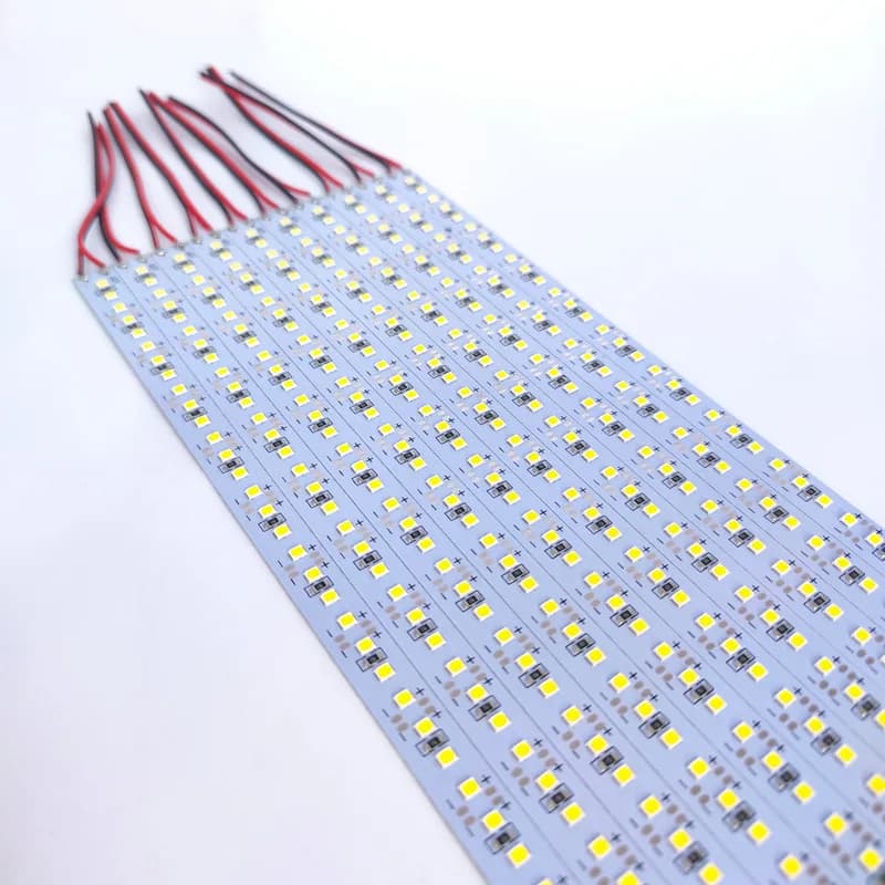 10 pièces 25cm 50cm 12V 24V 2835 LED bande dure 144 led/m 3000k blanc naturel 4000k 4500k blanc 6000