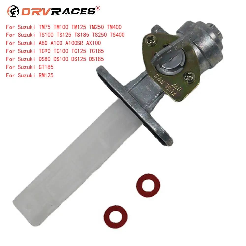 Interrupteur de Valve de robinet Petcock, pour Suzuki TS 50 100 125 185 250 ZR50 GP 100 125 DS 80 10