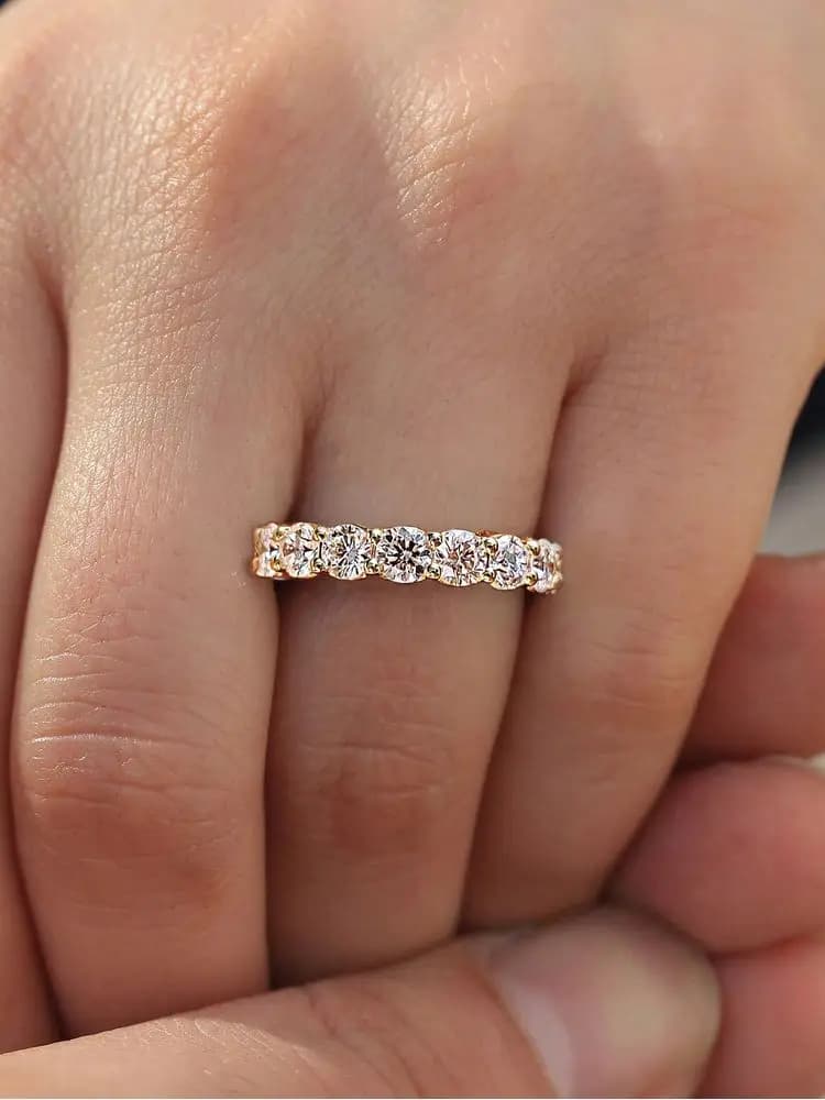 Bagues rondes en argent Sterling 925 et Zircon brillant pour femmes, magnifiques bagues de fiançaill