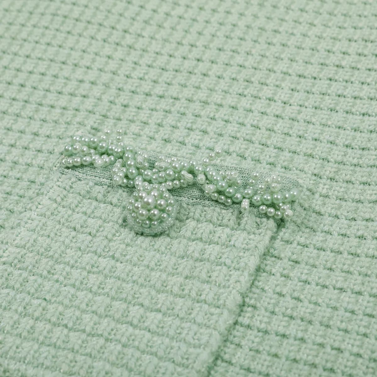 Robe trapèze tricotée pour femmes, haute qualité, nouvelle mode d'été européenne et américaine, perl