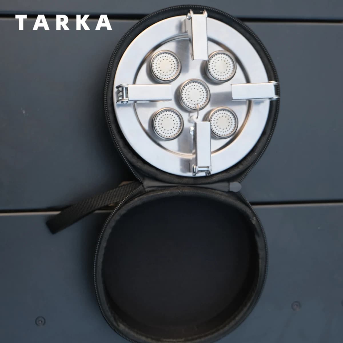 TARKA Camping 5 tête cuisinière à gaz 11800w haute puissance extérieur pliant brûleur à gaz four de 