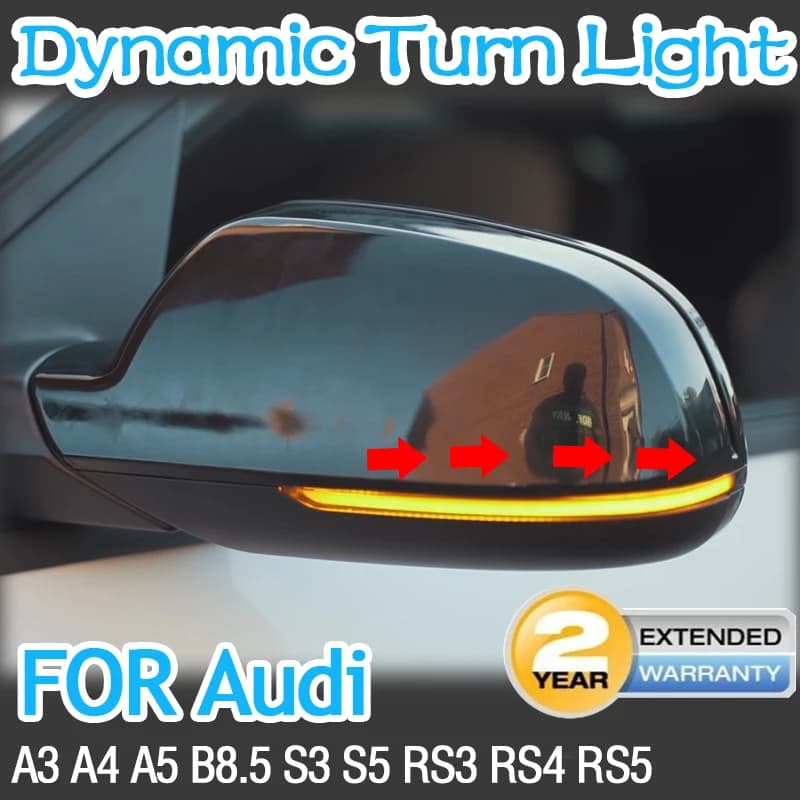 Pour Audi A4 A5 S5 B8.5 RS5 RS4 défilement dynamique clignotant LED séquentiel rétroviseur indicateu