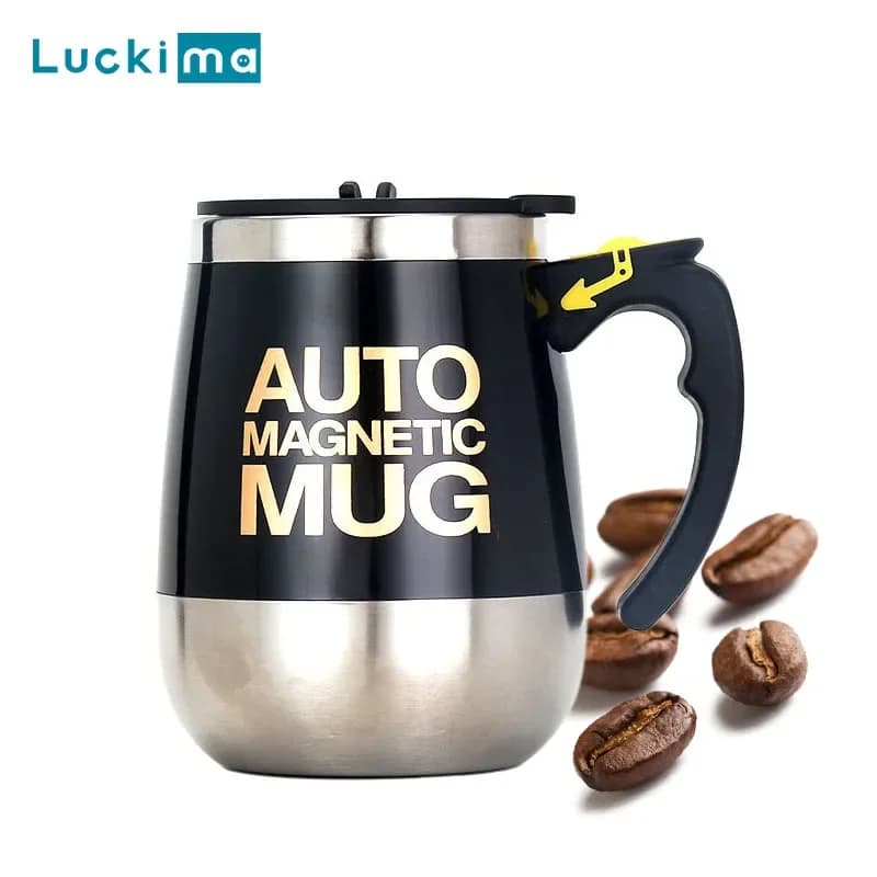 Tasse à café à arrête automatique en acier inoxydable, aste par USB, mélangeur automatique Assad, ta