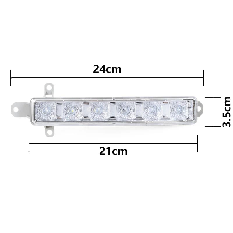 Feux de jour DRL 6LED pour voiture, lampe pour cristaux en C1 2006-2017, cristaux en C3 2015-2019 96