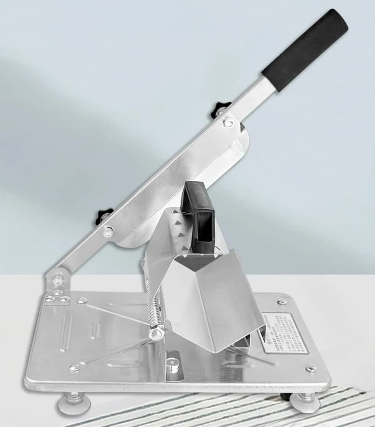 Trancheuse manuelle de viande congelée, coupe-viande améliorée en acier inoxydable pour bœuf, mouton