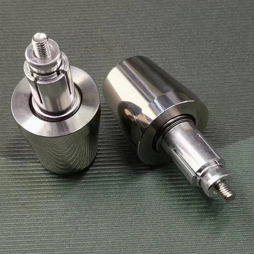 Embouts de poignées de moto en acier inoxydable, pour Suzuki GSR750, GSR600, GSR400, GSR GSX1400, GS