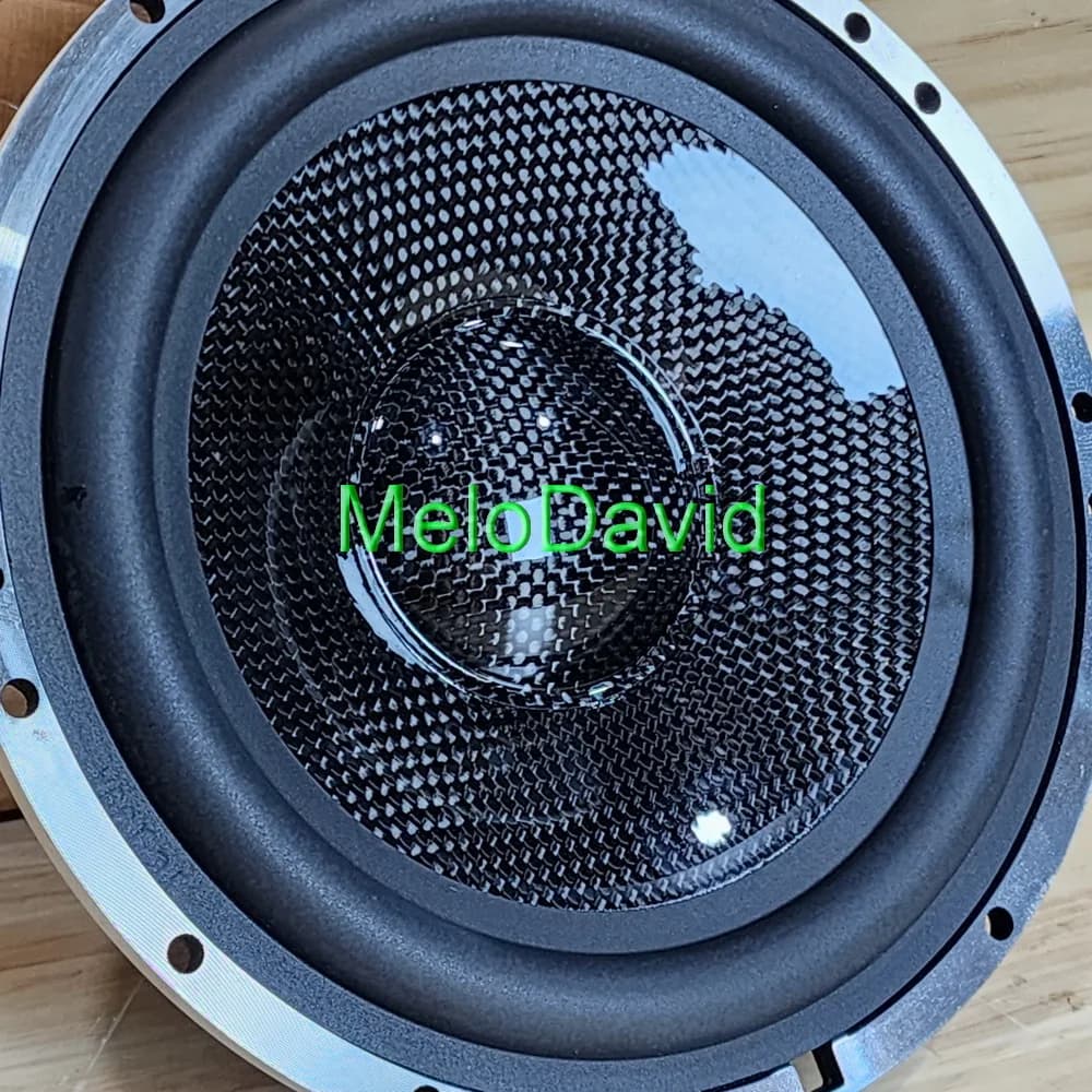 Caisson de basses audio de voiture MeloFC CF6, midbass, 4ohm, 100W, paire = 2 pièces