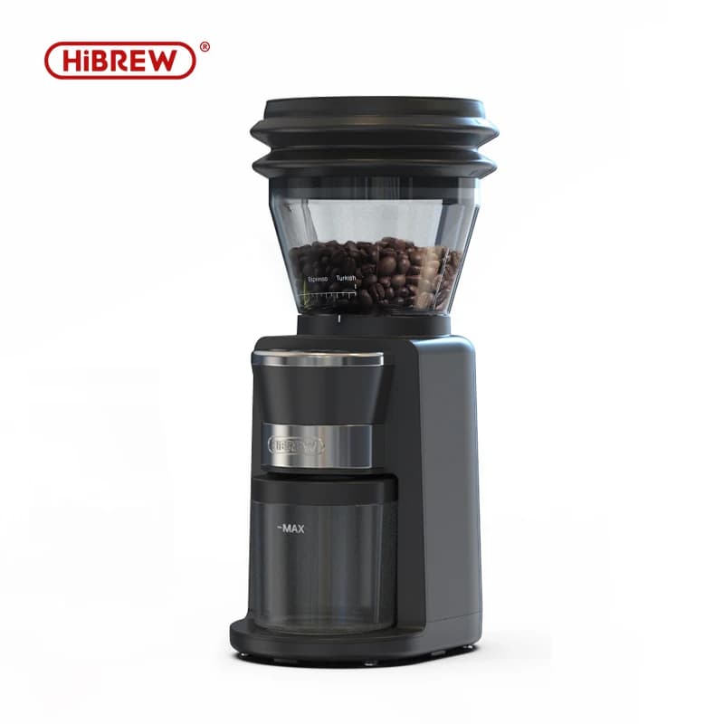 HiBREW moulin à café électrique automatique avec 31 vitesses pour expresso café américain verser sur