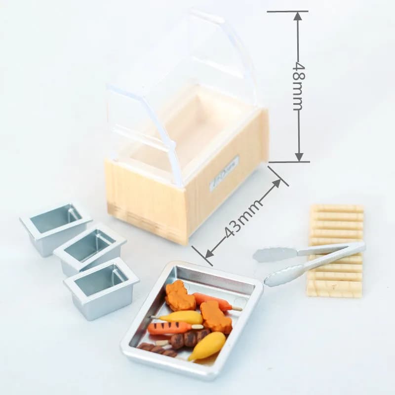 Mini présentoir de nourriture l'inventaire, maison de courses, présentoir à gâteaux, armoire à desse