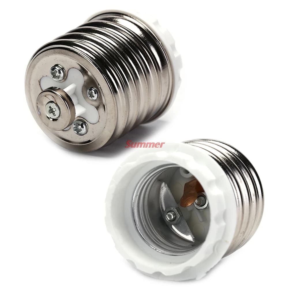 Adaptateur d'ampoule LED E40 à E27, 1 pièce, Base d'ampoules, adaptateur de douille, convertisseur d