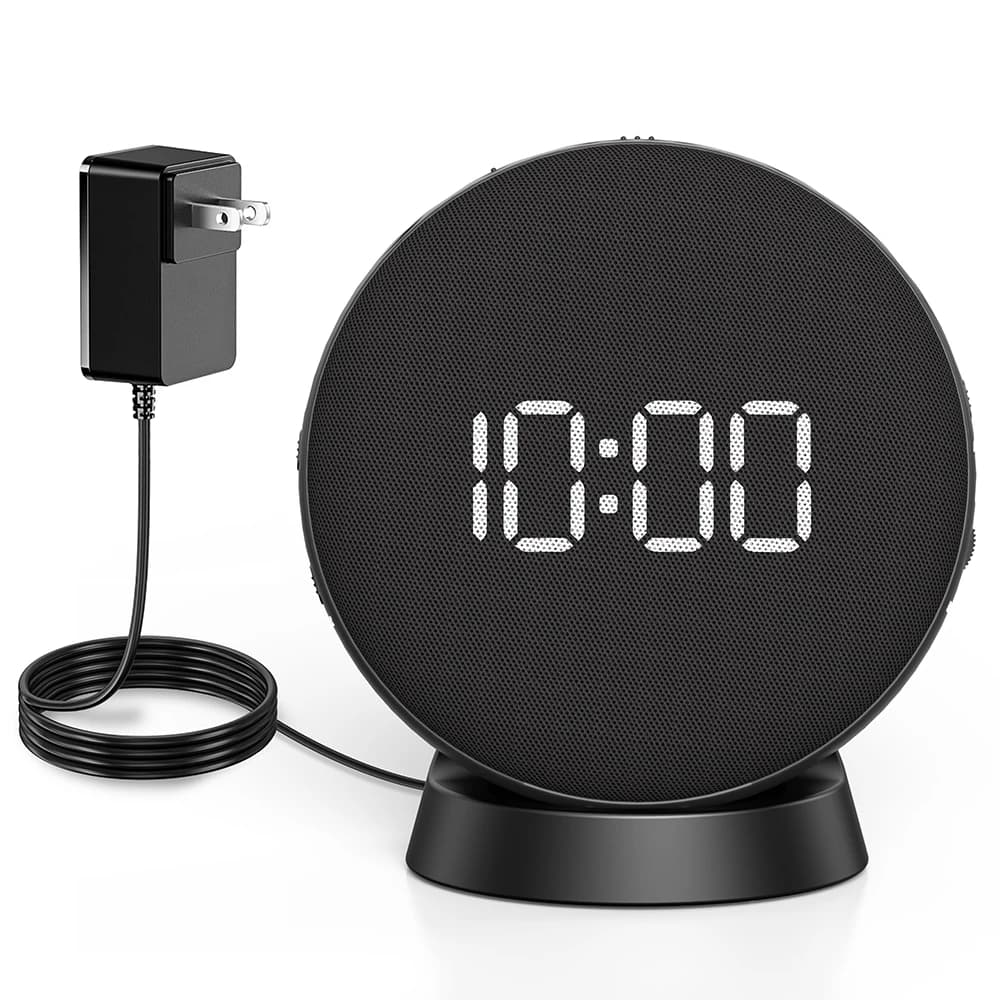 Réveil d'éveil, secoueur de lit fort, réveil vibrant pour les malentendants, dormeur lourd, charge m