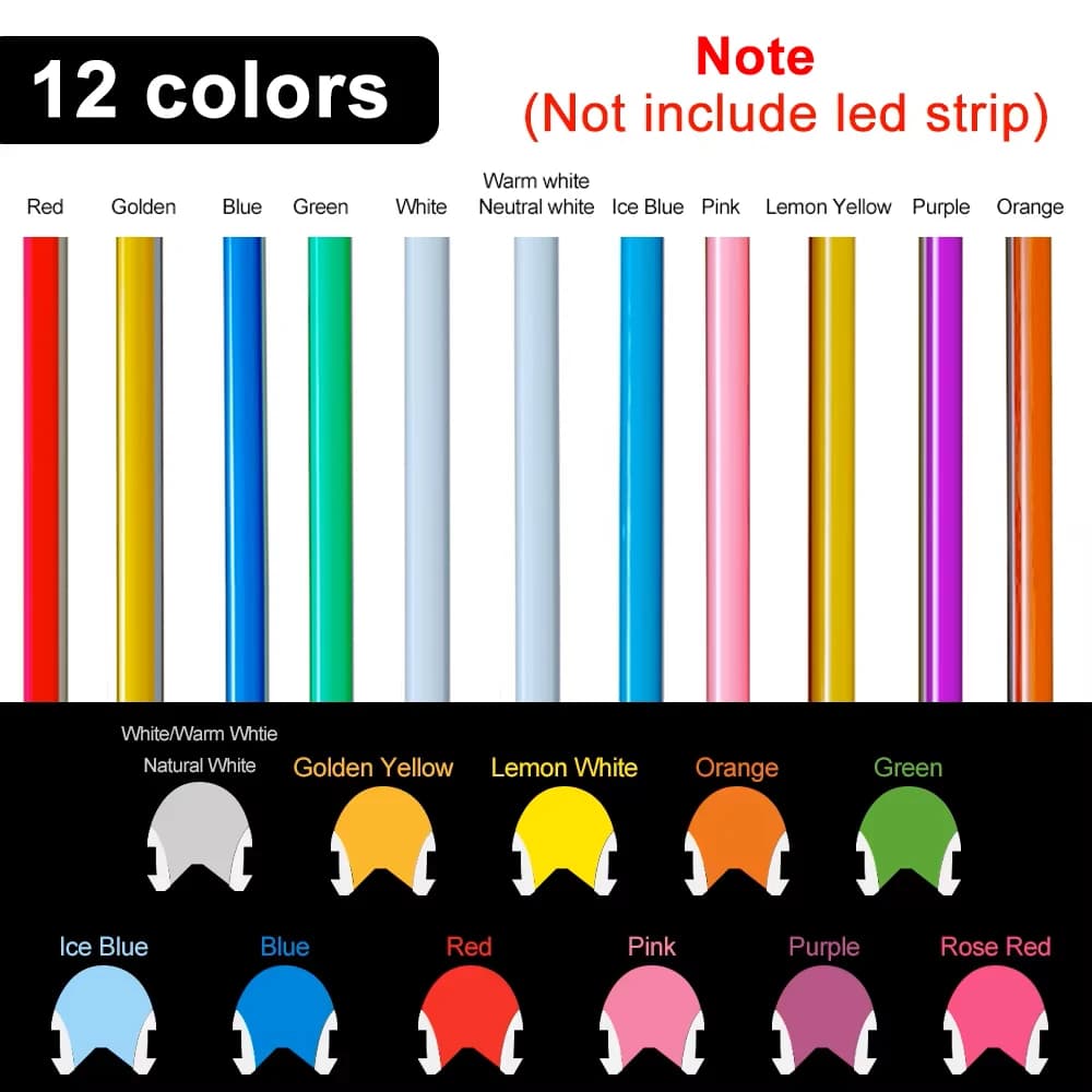 Bande Néon de Mathiation Flexible Pliable en Silicone, 12 Couleurs, DC12V 2835 SMD S Forme 120LED, D