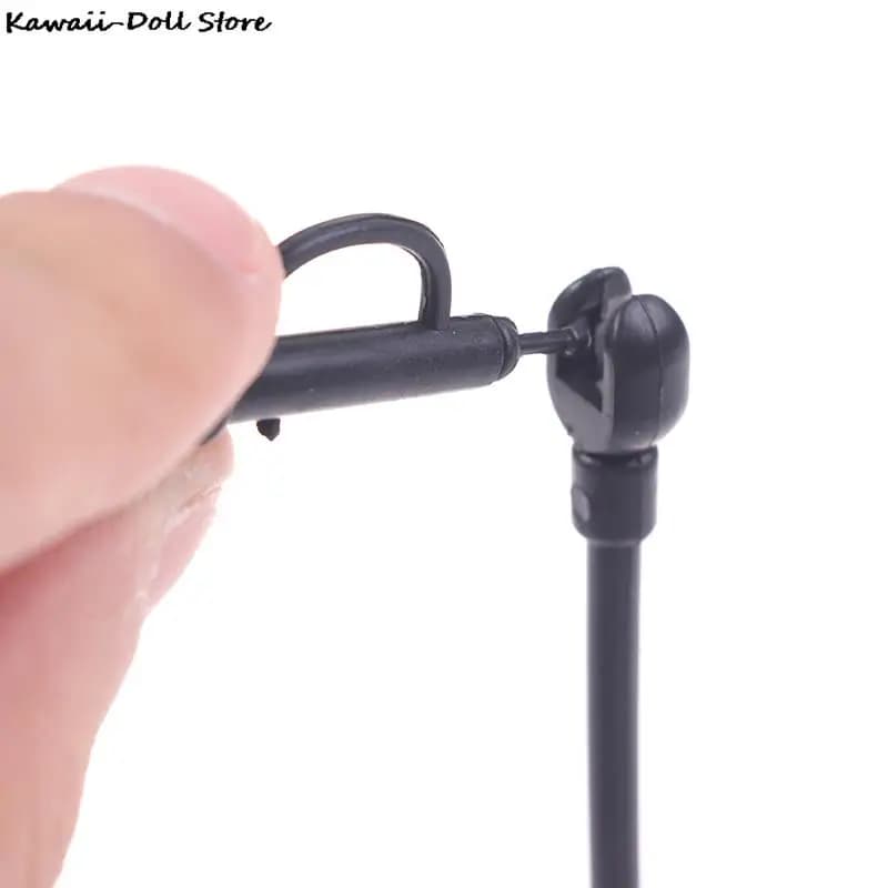 Mini Microphone en Plastique Mignon, Accessoires de Meubles Miniatures, Maison de Course