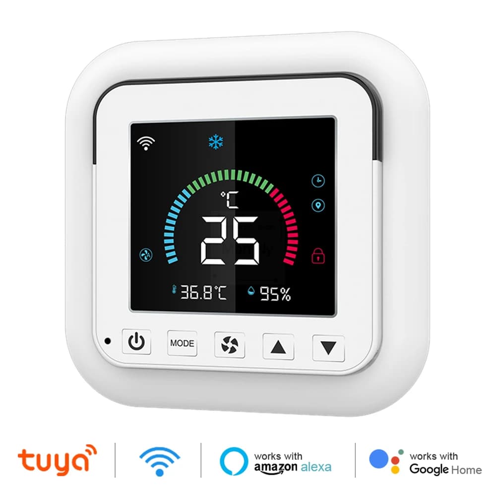 Thermostat intelligent Tuya WiFi AC climatiseur IR température humidité infrarouge USB puissance LCD