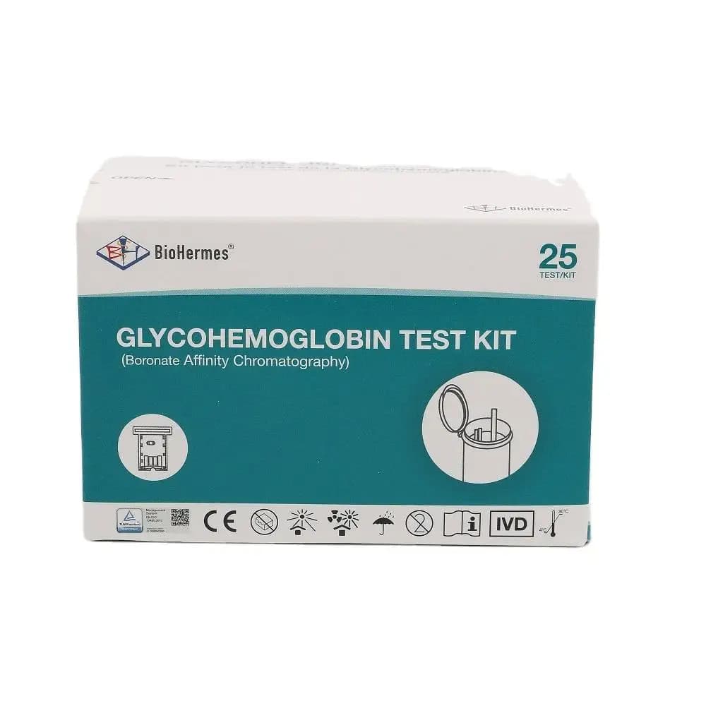 Biohermes-Analyseur d'hémoglobine Hba1c avec kit de test A1c, équipement de test de groupe sanguin, 