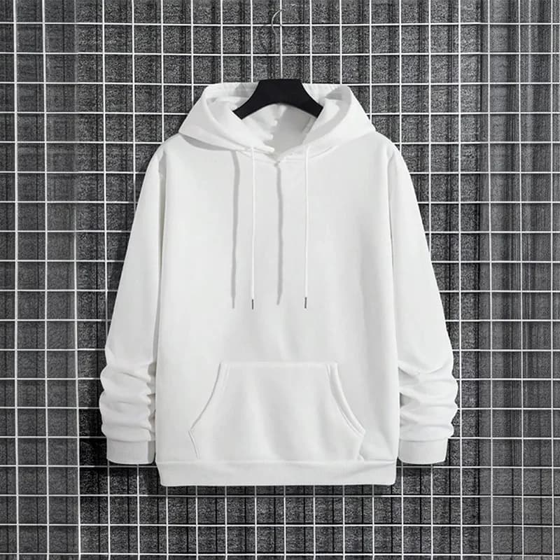 2025 automne/hiver nouveauté hommes à capuche de haute qualité couleur unie sweat à capuche mâle mai