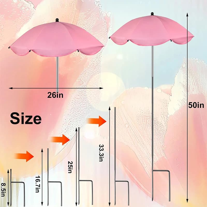 Paquet de 3 parapluies pour plantes améliorées pour plantes d'extérieur, parapluie d'ombrage de jard