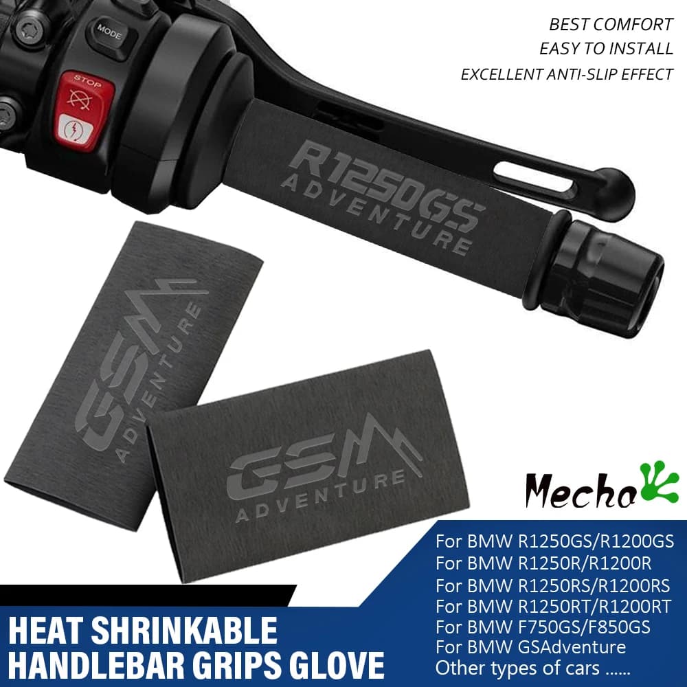 Juste de poignée thermorétractable pour moto BMW Runder GS, R1250GS, R 1200 GS, R 1250 GS, Adventure