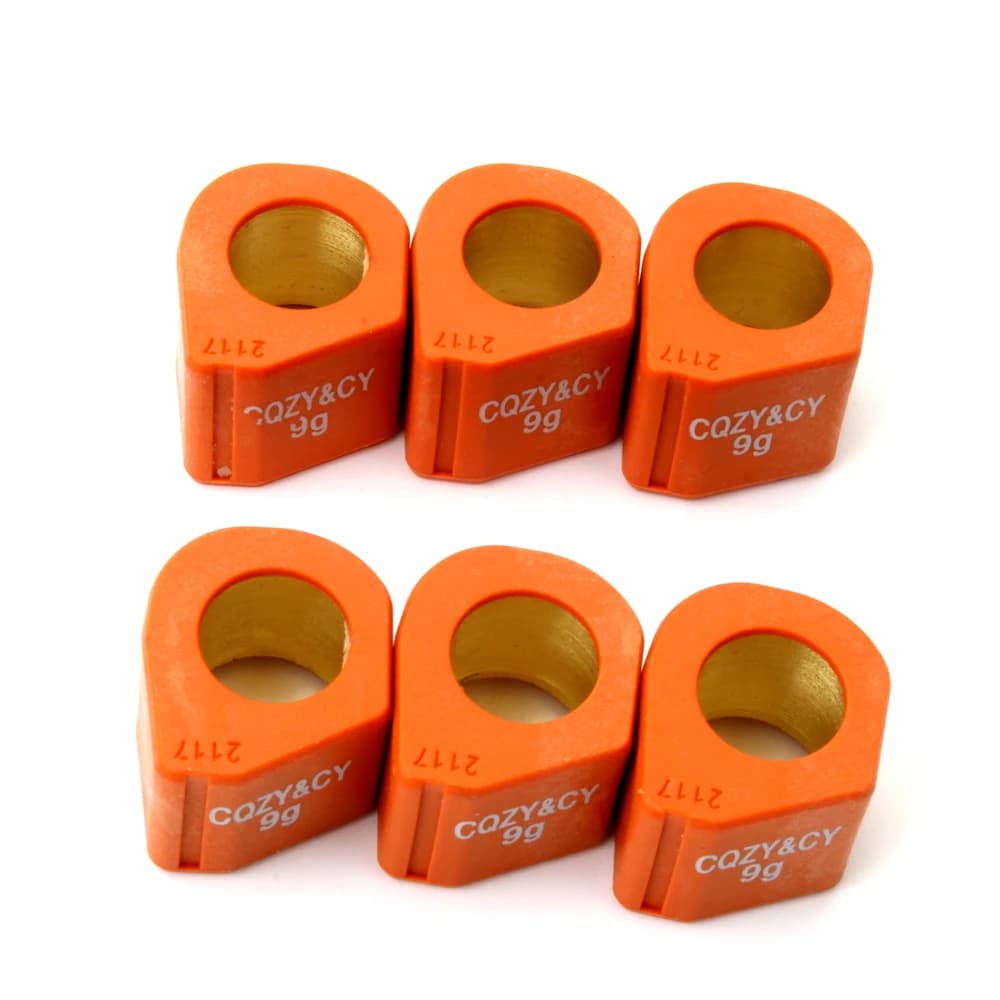 Poids de rouleau de variateur de course 21x17mm 9g 11.5g 13g 14g pour Gilera Runner VX VXR 200 Nexus