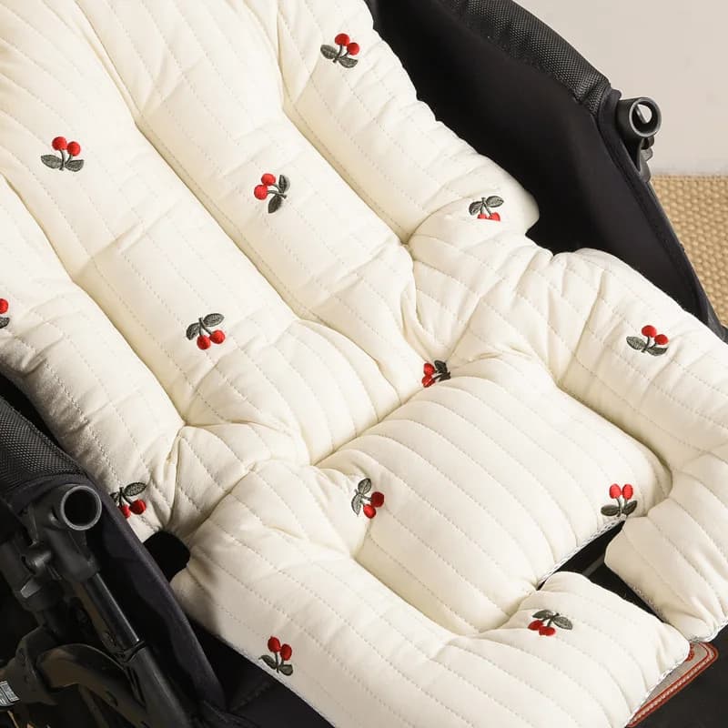 Coussins de siège de poussette pour bébé, chauds, en coton épais, pour enfant, universels, quatre sa