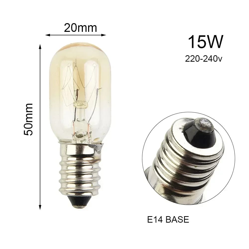 Ampoules E14 à sel, Globe pour réfrigérateurs, micro-ondes, appliques murales, accessoires pour appa