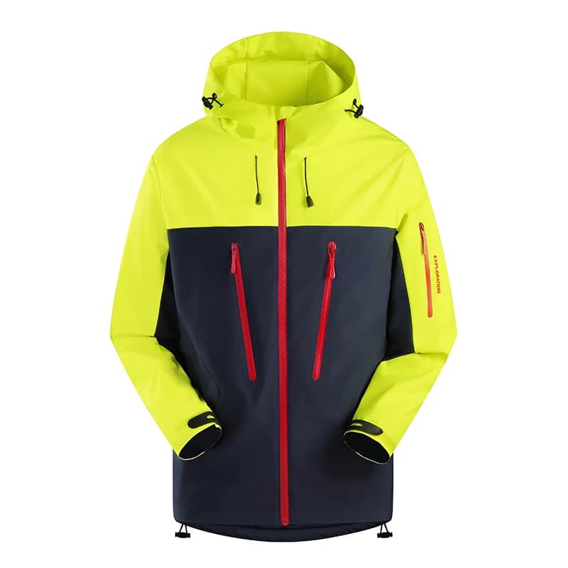 Veste d'alpinisme pour hommes, coupe-vent et imperméable, tissu à la mode, Design Hip Hop, manteau d