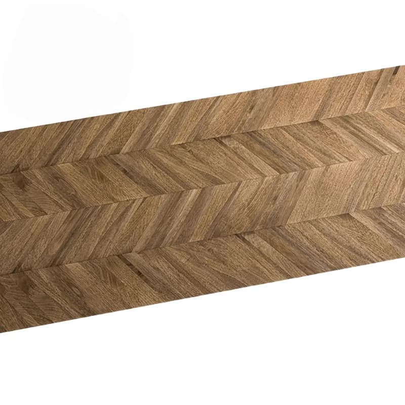 Placage en bois de noyer naturel, motif à chevrons, pour la fabrication de meubles personnalisés, pa