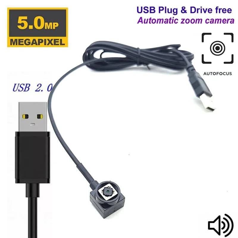 Mini caméra 12MP IMX326 IMX179 4K 8MP 15FPS OTG, mise au point automatique AF, Module Micro USB, cam