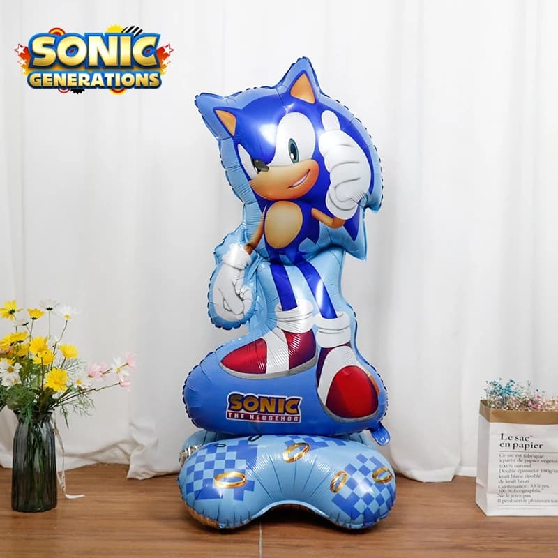 Ballons hérisson 3D soniques en aluminium, pour décoration de fête d'anniversaire, fournitures et ca