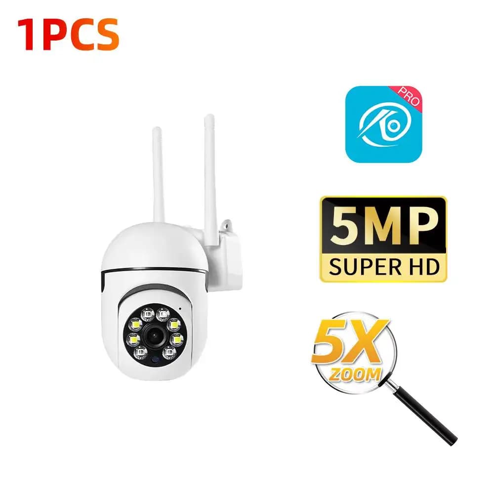 Caméras de Surveillance vidéo Wifi 2.4G 8MP, moniteur de Protection de sécurité intérieure IP, Zoom 