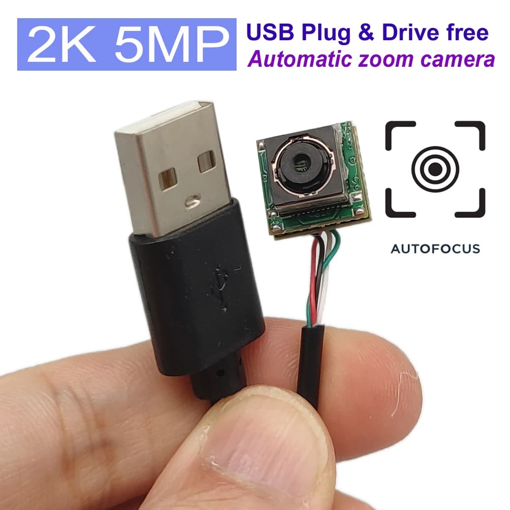 Mini caméra 4K 500W OTG, Zoom AF, mise au point automatique, Module Micro USB, caméscope, objectif à