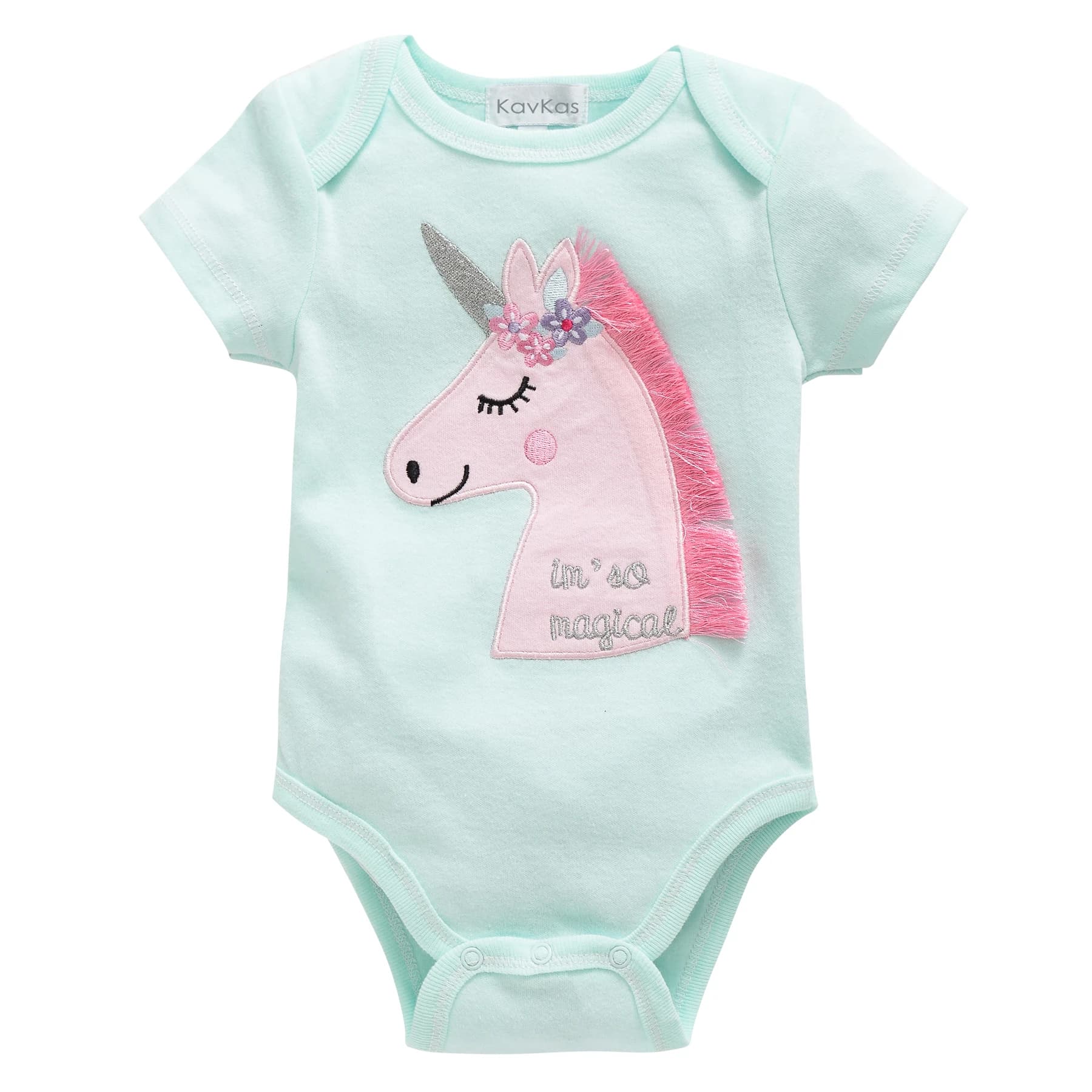Ensemble de 3 pièces pour bébés filles nouveau-nés, combinaison licorne pour bébés filles, vêtements