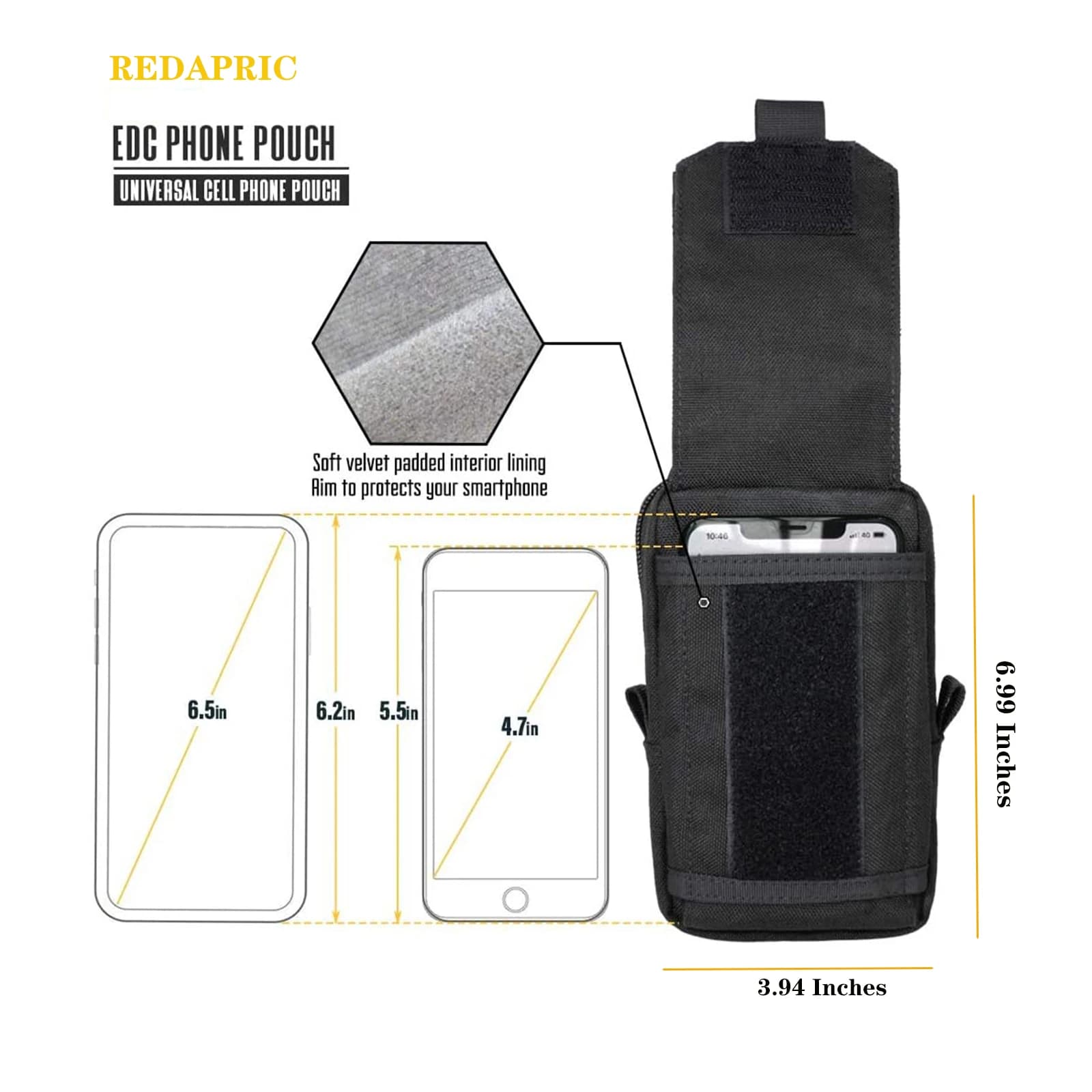 Pochette tactique Molle pour hommes, sac de taille d'extérieur, sac à outils EDC, organisateur de ga