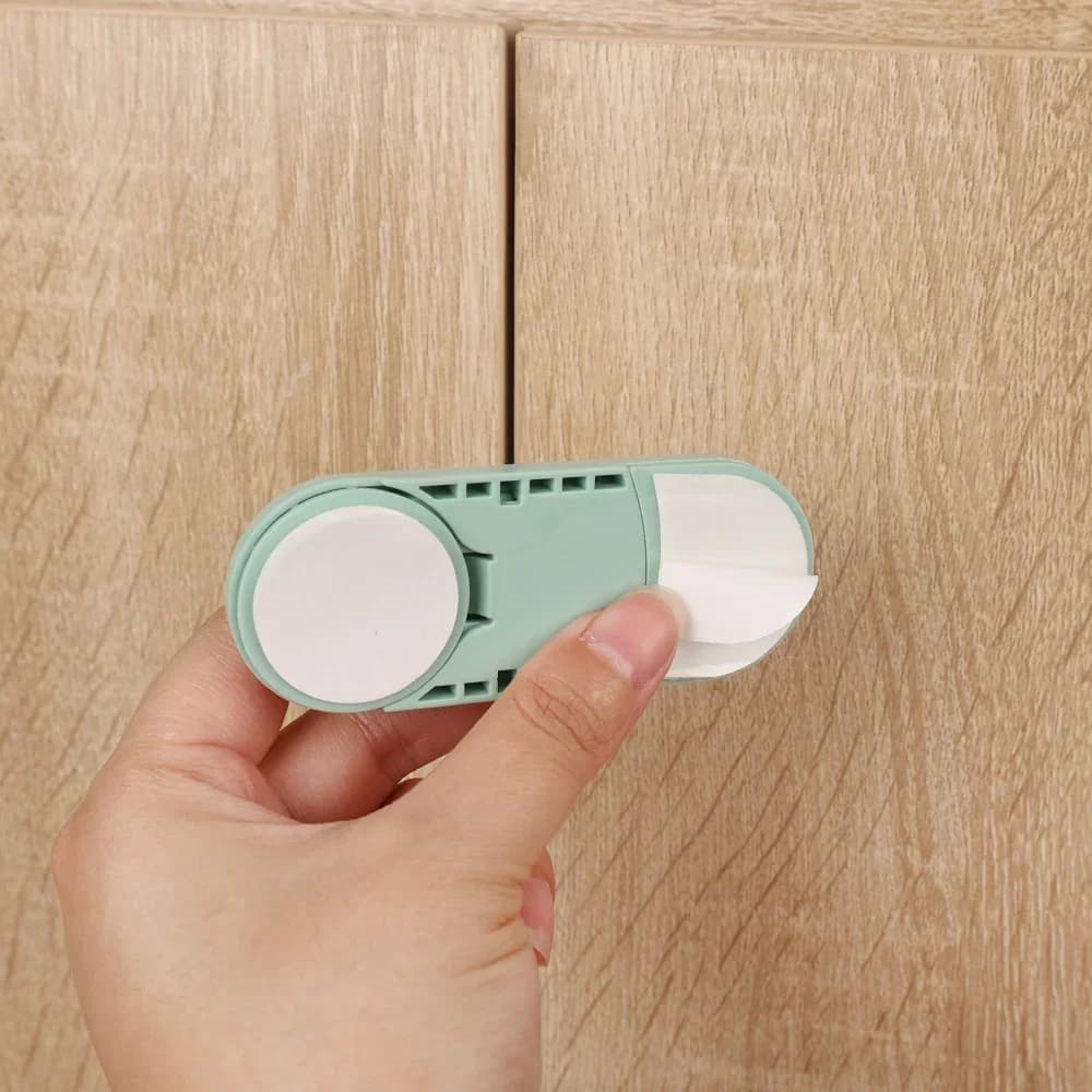 Serrures de sécurité multifonctions pour enfants, Anti-pincement, serrure à main pour porte d'armoir