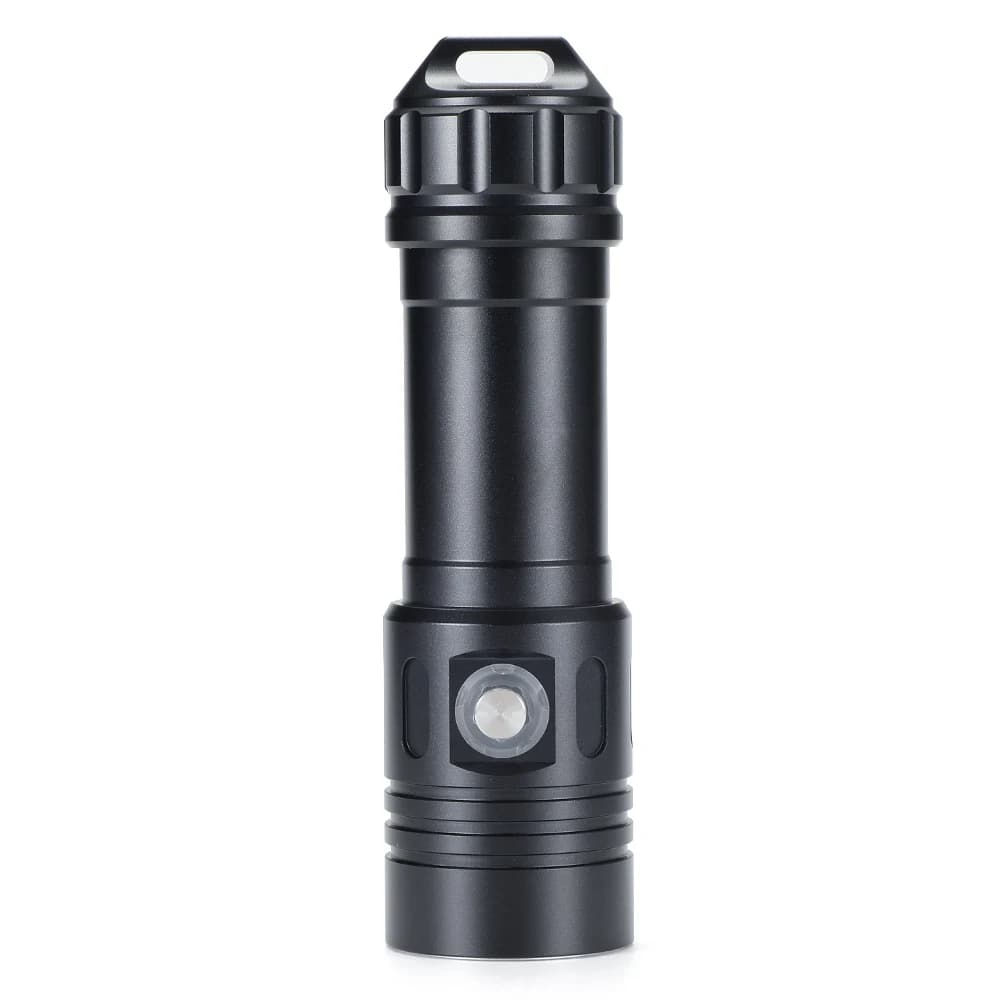Ekaiou lumière de plongée 2000 Lumens Super lumineux lampe de poche de plongée sous-marine IP68 étan