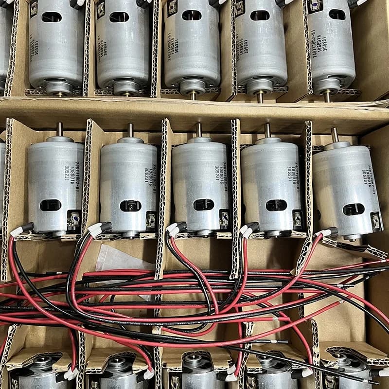 Remplacement du moteur de tondeuse à courant continu, couple de puissance à grande vitesse, scie éle