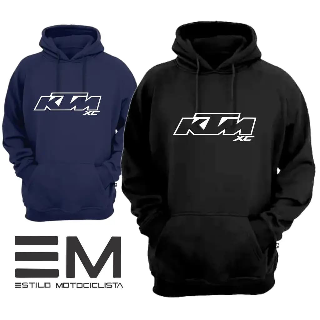 Veste de motocross KTM XC avec poche kangourou et capuche, pour homme et femme