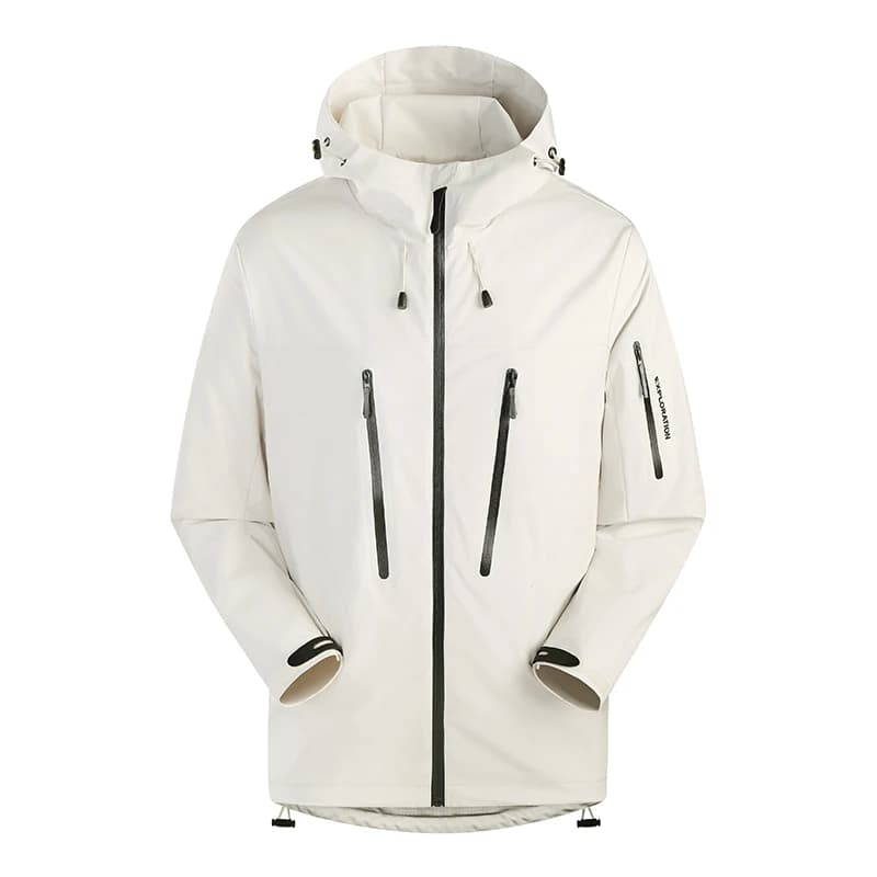 Veste d'alpinisme pour hommes, coupe-vent et imperméable, tissu à la mode, Design Hip Hop, manteau d