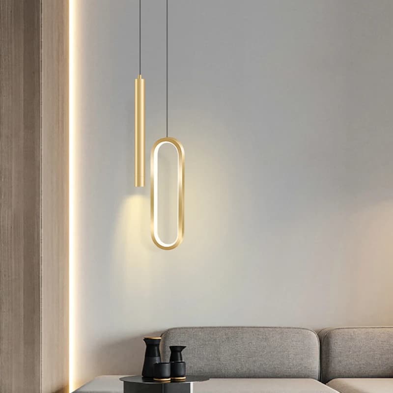 Lampe LED suspendue au design nordique moderne, éclairage d'intérieur, luminaire décoratif d'intérie