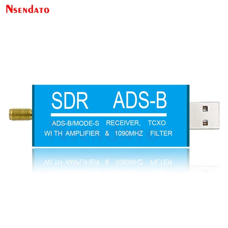 Récepteur TV SDR USB RTL2832U ADS-B Mode-S avec amplificateur RF intégré, filtre passe-bande 1090 MH