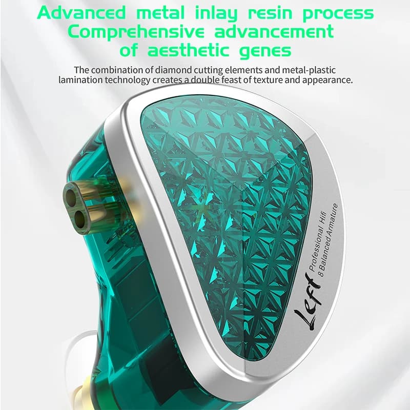 KZ AS16 Pro In Ear Écouteurs 16BA Armature Équilibrée HIFI Basse Moniteur Casque Antibruit Écouteurs